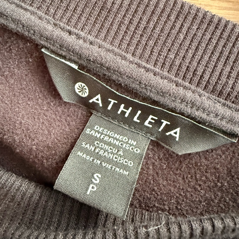 Athleta Black Mixed Jacket With Drawstring - image 7
